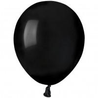 50 palloncini neri opachi 13cm