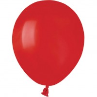 50 palloncini rossi opachi 13cm