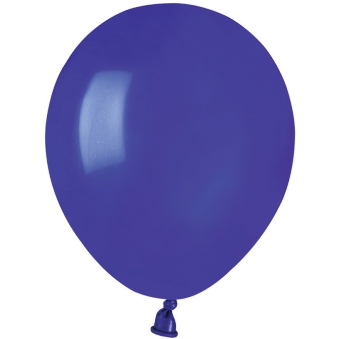 50 palloncini blu reale opachi 13cm 