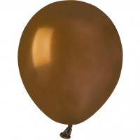 50 palloncini marrone opachi 13cm