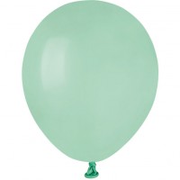 50 palloncini verde acqua opachi 13cm