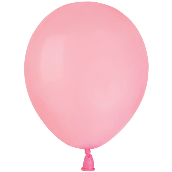 50 palloncini rosa confetto opachi 13cm 