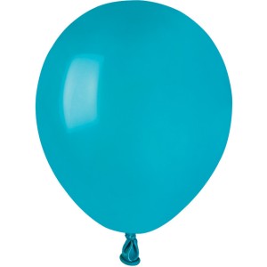 50 palloncini turchesi opachi 13cm