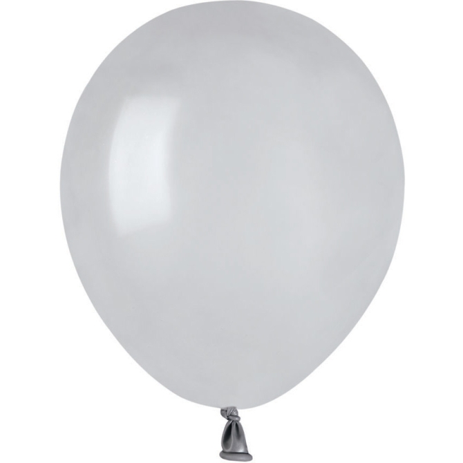 50 palloncini grigi opachi 13cm 