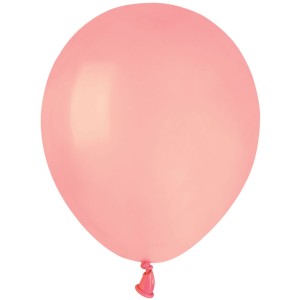 50 palloncini rosa pastello opachi 13cm