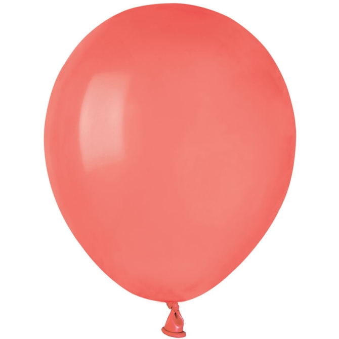 50 Palloncini Rosa corallo Opachi 13cm 