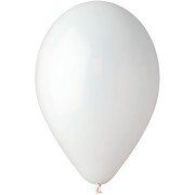10 palloncini bianchi opachi Ø30cm