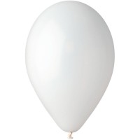 10 palloncini bianchi opachi 30cm