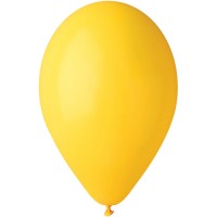 10 palloncini gialli opachi 30cm
