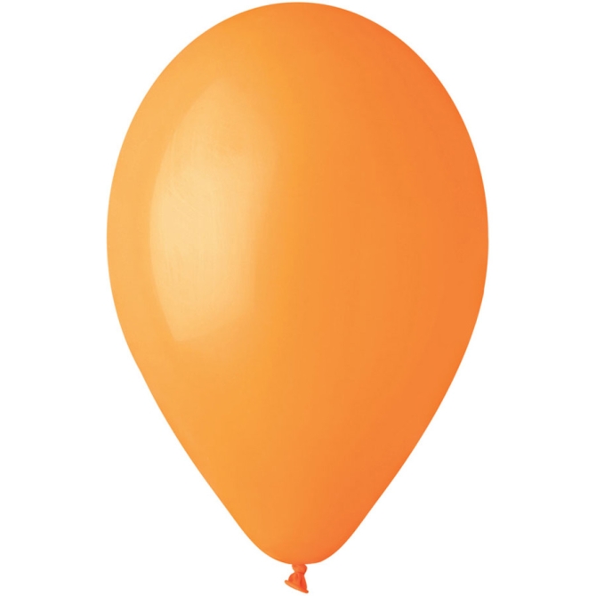 10 palloncini arancioni opachi 30cm 