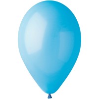 10 Palloncini Azzurro cielo Opachi 30cm