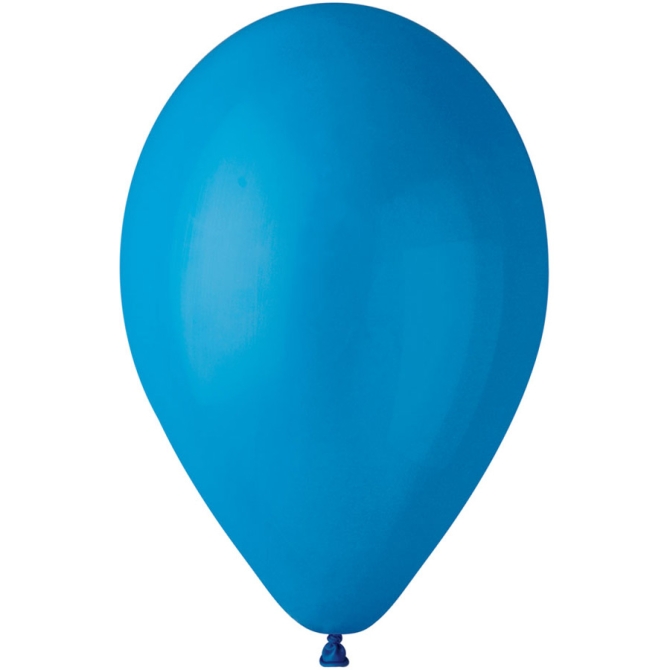 10 palloncini blu opachi 30cm 