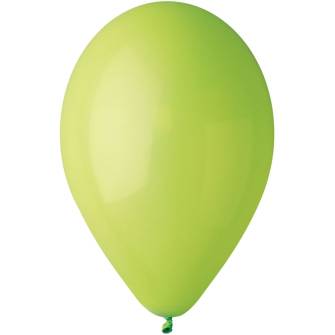 10 palloncini verde anice opachi 30cm 