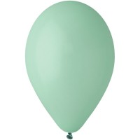 10 palloncini verde acqua opachi 30cm