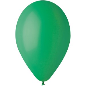 10 palloncini verde opachi Ø30cm