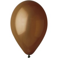 10 palloncini marroni opachi 30cm