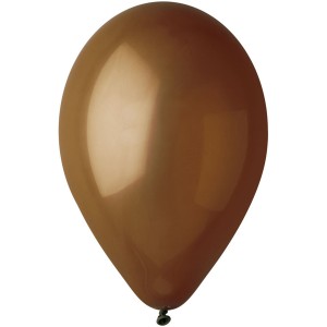 10 palloncini marroni opachi 30cm