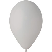 10 palloncini grigi opachi 30cm