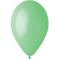 10 palloncini verde menta opachi 30cm