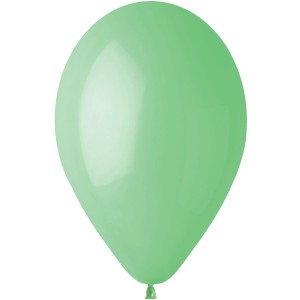 10 palloncini verde menta opachi Ø30cm