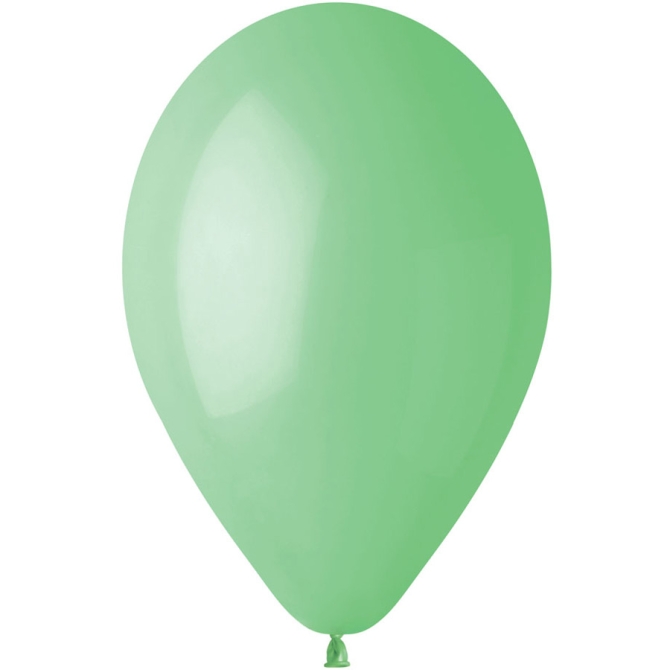 10 palloncini verde menta opachi 30cm 