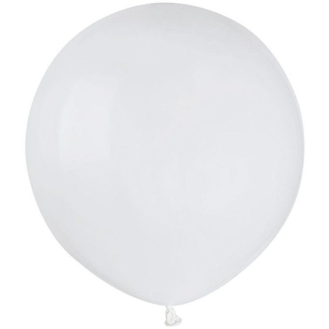 10 palloncini bianchi opachi 48cm 