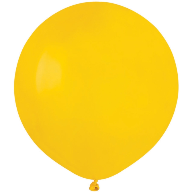 10 palloncini gialli opachi 48cm 