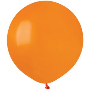 10 palloncini arancioni opachi Ø48cm