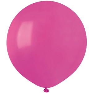 10 palloncini fucsia opachi 48cm