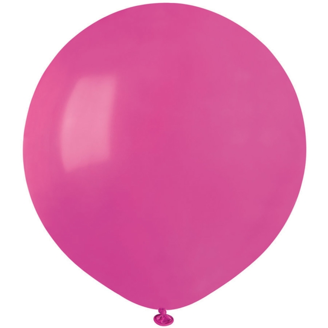 10 palloncini fucsia opachi 48cm 