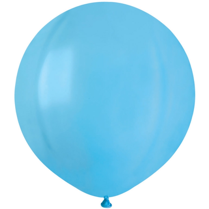 10 Palloncini Azzurro cielo Opachi 48cm 