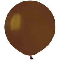 10 palloncini marroni opachi 48cm