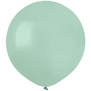 10 palloncini verde acqua opachi 48cm