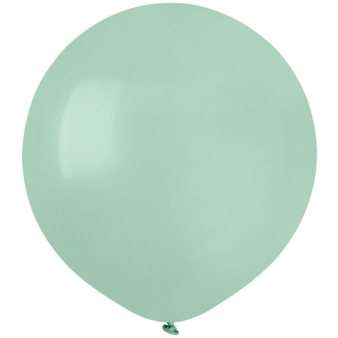 10 palloncini verde acqua opachi 48cm 