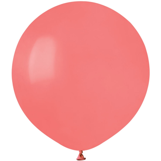 10 palloncini corallo opachi 48cm 