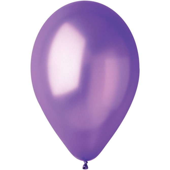 10 palloncini viola madreperla 30cm 