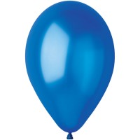 10 palloncini blu reale madreperla 30cm