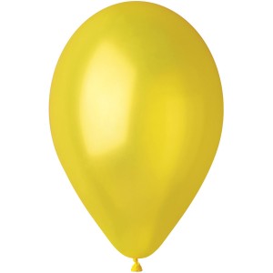 10 palloncini gialli madreperla Ø30cm