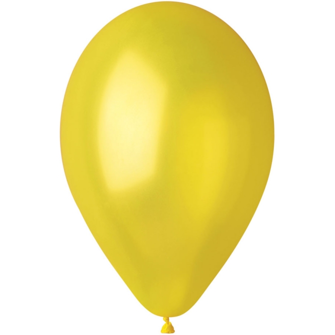 10 palloncini gialli madreperla 30cm 