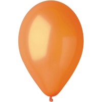 10 palloncini arancioni madreperla 30cm
