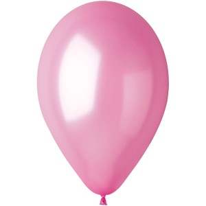 10 palloncini rosa madreperla Ø30cm