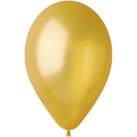 10 palloncini oro madreperla 30cm