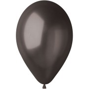 10 palloncini neri madreperla Ø30cm
