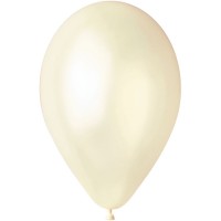 10 palloncini avorio madreperla 30cm