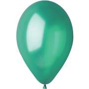 10 palloncini verde abete madreperla Ø30cm