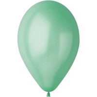 10 palloncini verde acqua madreperla 30cm
