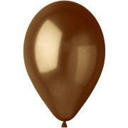 10 palloncini marroni madreperla Ø30cm