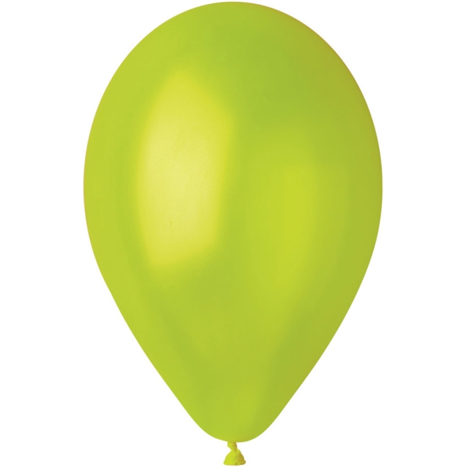 10 palloncini verde anice madreperla 30cm 