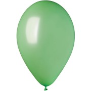10 palloncini verdi menta madreperla Ø30cm