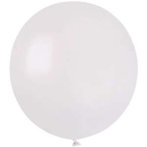 10 palloncini bianchi madreperla 48cm